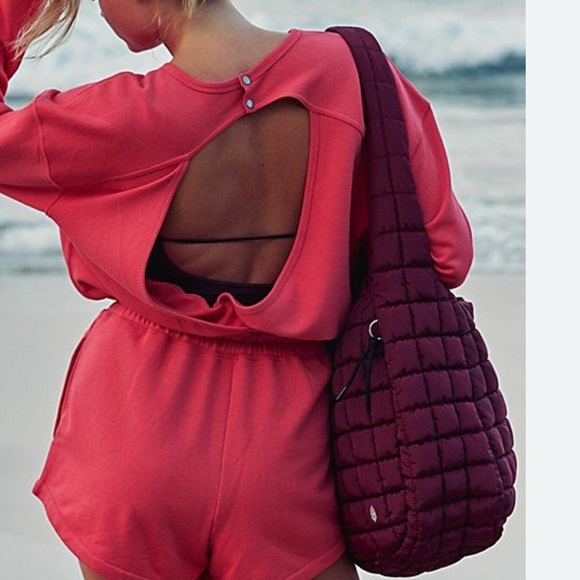 Free People Quilted Carry All NWT - Picture 2 of 7